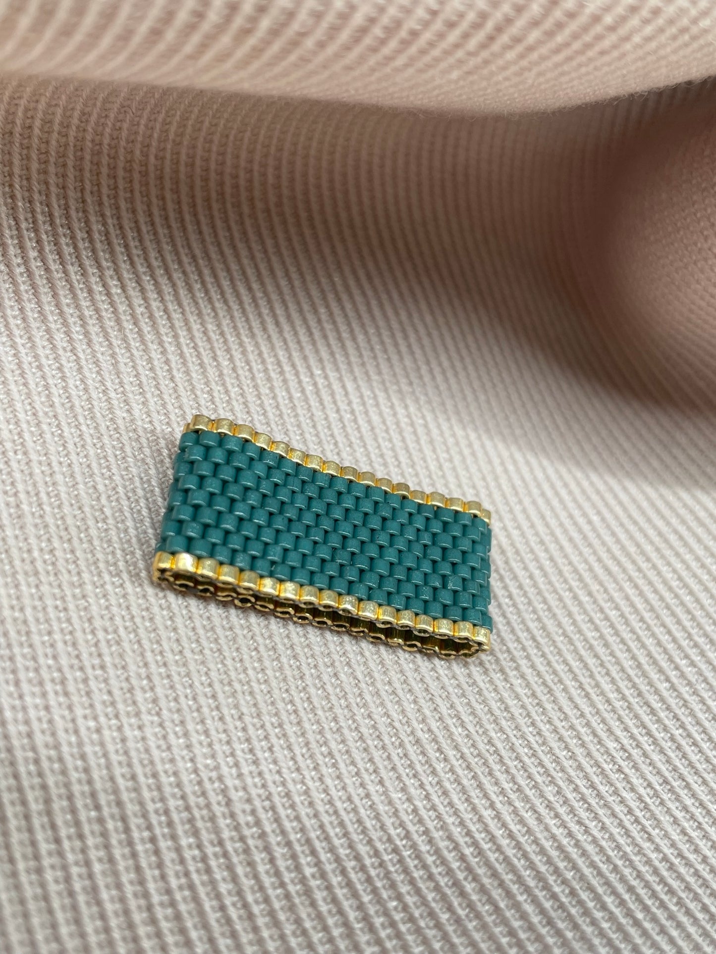 Korálkový prsten Smrčina