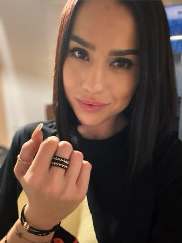 Korálkový prsten Macocha